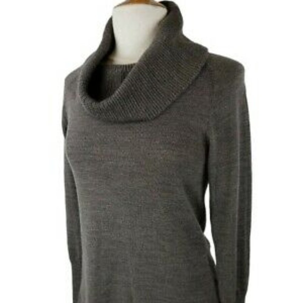 Smartwool Women's Gray Cowl Neck Sweater